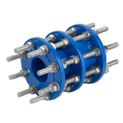 Adjustable-length pipe couplings