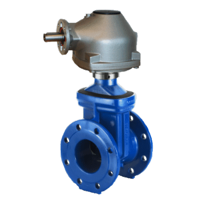 Fully protected slide gate valve