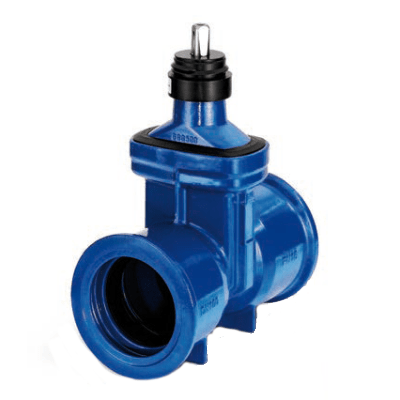Fully protected slide gate valve
