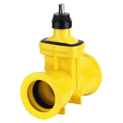 Fully protected slide gate valve