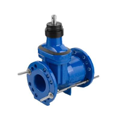 Fully protected slide gate valve