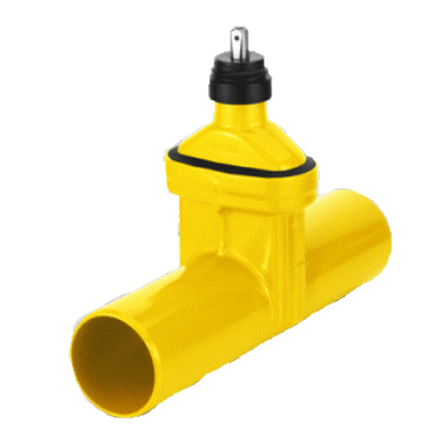 Fully protected slide gate valve