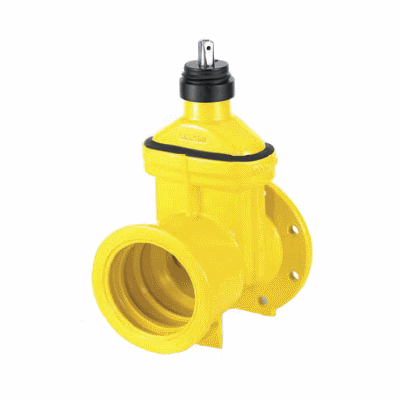 Fully protected slide gate valve