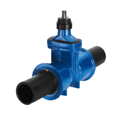 Fully protected slide gate valve