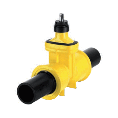 Fully protected slide gate valve