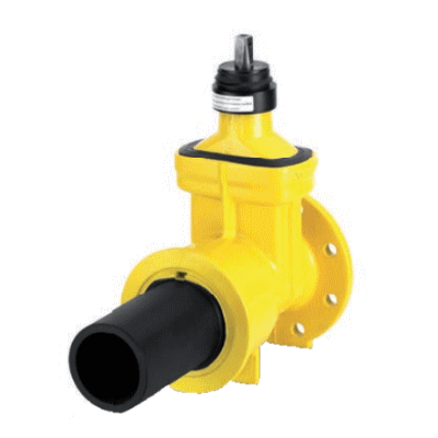 Fully protected slide gate valve