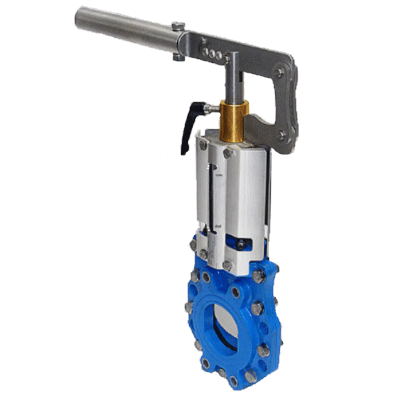 Knife gate valves