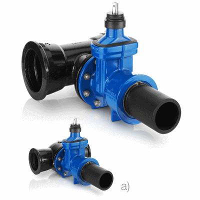 vonRoll hydro x) Flange drilled in accordance with ISO (DIN) PN 10 Industrial Valves