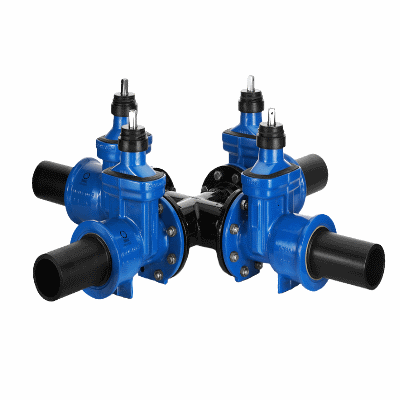 vonRoll hydro x) Flange drilled in accordance with ISO (DIN) PN 10 Industrial Valves