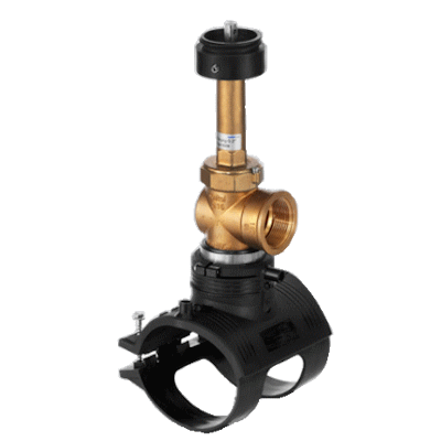 Valve tapping saddle