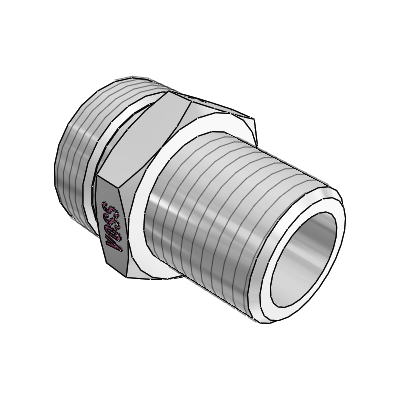 旋进式螺纹： NPT (ANSI/ASME B 1-20.01.1983)