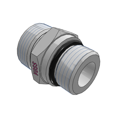 旋进式螺纹： UN/UNF (ISO 11926-2/3, SAE J 514)，通过O型环密封