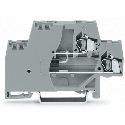 Component terminal block, double-deck, with end plate, with 1.5KE62C TVS diode, 48 VDC, for DIN-rail 35 x 15 and 35 x 7.5, 2.5 mm², CAGE CLAMP®