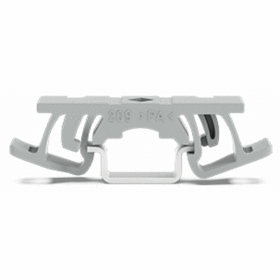 Mounting foot, for DIN-15 rail, can be snapped on terminal blocks with snap-in mounting foot, 6.5 mm wide
