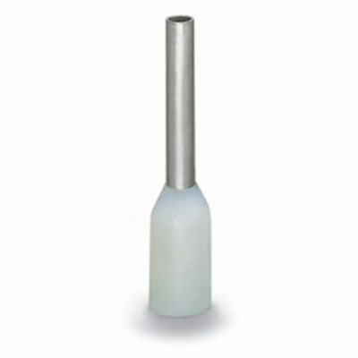 Ferrule, Sleeve for 0.5 mm² / 20 AWG, insulated, electro-tin plated