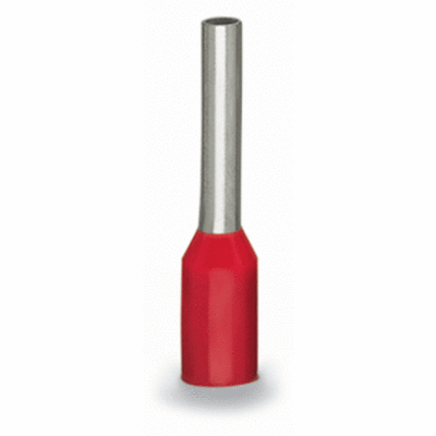 Ferrule, Sleeve for 1 mm² / AWG 18, insulated, electro-tin plated