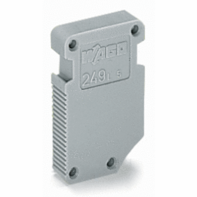 Modulo cieco tipo L, modulare, ad es. per saltare morsetti ponticellati