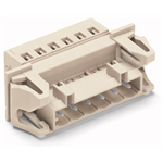 connettore maschio (per morsetti modulari) con flange a innesto passo 5 mm/0,197 in protetto al 100% contro connessioneerrat