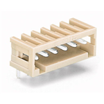 HEADER RIGHT ANGLE SOLDER PIN, 1 X 1 MM / 0.039 X 0.039 IN PIN SPACING 3.5 MM / 0.138 IN 100% PROTECTED AGAINST MISMATING