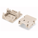 SNAP-ON TYPE RELIEF HOUSING SUITABLE FOR PIN SPACING 3.5 MM / 0.138 IN 6 POLE CONSISTING OF: STRAIN RELIEF SUPPORT/ HOUSING