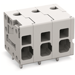 PCB terminal block conductor entry parallel to PCB 2 solder pins/pole 7.5 mm (0.295 in) pin spacing