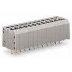 PCB TERMINAL STRIP 1 SOLDER PIN / POLE PIN SPACING 3.5 MM / 0.138 IN