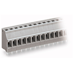 Klemmenleiste für Leiterplatten 1 Lötstift/Pol Rastermaß 5 mm / 0.197 in