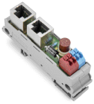 Módulo de transmisión con conexión RJ-45, Conexión CAGE CLAMP® (CLEMA CEPO), con LED, Fusible