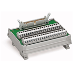 Module avec interface, Connecteurs selon la norme DIN 41651, 64 pôles, Bornes pour circuits imprimés, 3 rangées, en support de montage