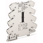 Voltage signal conditioner, Bipolar voltage input signal, Current and voltage output signal, Configuration via software, Supply voltage: 24 VDC, 6 mm module width