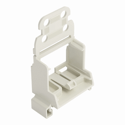 Befestigungsadapter mit Zugentlastung, für 10-Leiter-Klemmen, Serie 221 - 4 mm², für Tragschiene 35, für Ex-Anwendungen