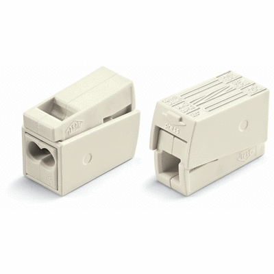 Borne pour luminaires pour 2 conducteurs modèle standard température de fonctionnement continu 105° C