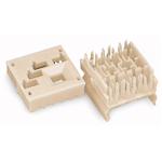 Soporte de cables con fijación por clip 5 polos