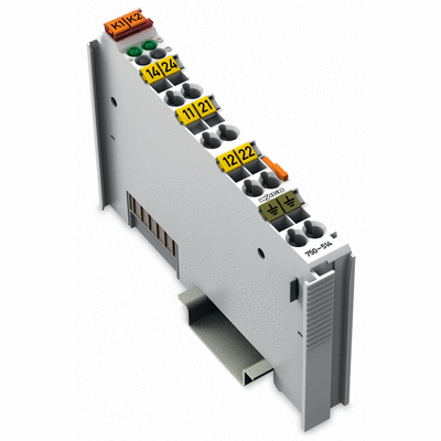 2-CHANNEL RELAY OUTPUT MODULE AC 125 V, DC 30 V for DIN 35 rail