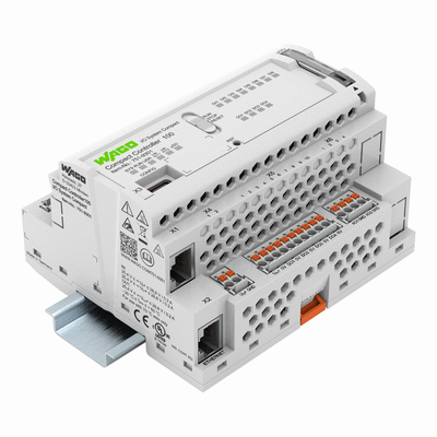 Compact Controller 100, 8DI 8DIO 2AI 2AIO 2NI/PT 2RS485, 2 x ETHERNET, SD