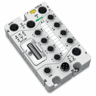 sercos fieldbus coupler DC 24 V incl. 8 digital high-speed inputs (8 x M8)