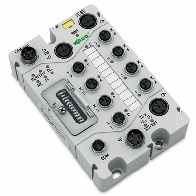 CANopen fieldbus coupler DC 24 V incl. 8 digital inputs (8 x M8)