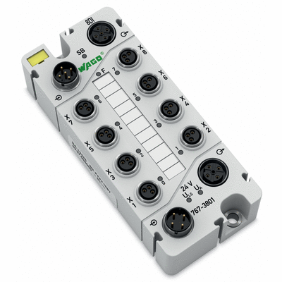 Digital Input Module DC 24 V 8 outputs (8 x M8)