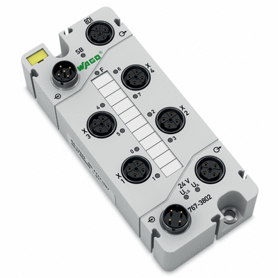 Digital input module DC 24 V 8 inputs (4 x M12, two outputs per connector)