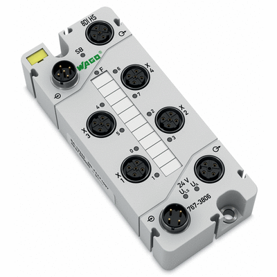 Digital input module DC 24 V High-Speed 8 inputs (4 x M12, two outputs per connector)