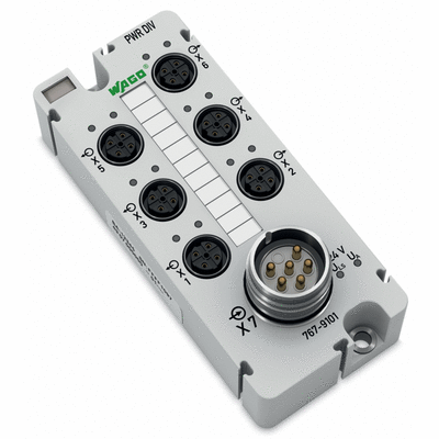 Power distribution module DC 24 V 6 outputs (6 x M12)