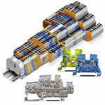 PG 16 - Rail mounted terminal block with CAGE CLAMP COMPACT