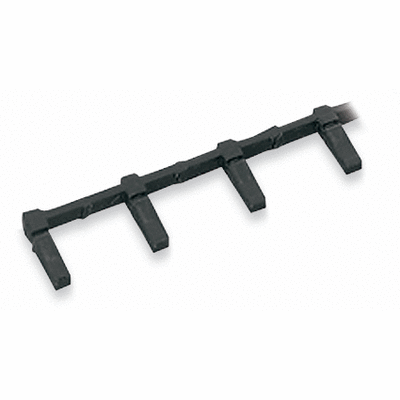 Pièce de raccordement, 12 pôles, divisible, pour connecteurs femelles, Matière plastique