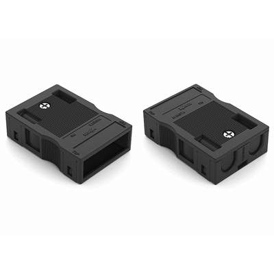 Strain relief housing, 3-pole, for 2 cables, 4.5 … 8.0 mm, 55 mm