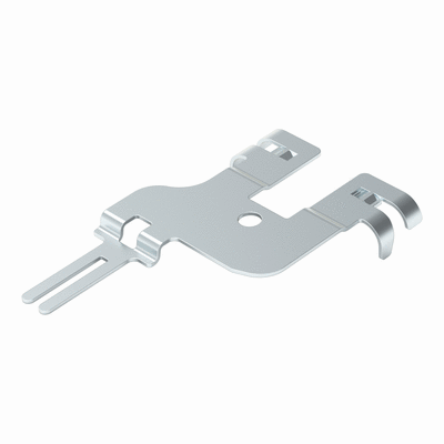 Piastra connessione schermo, 5 poli, per spina, per 2 cavi