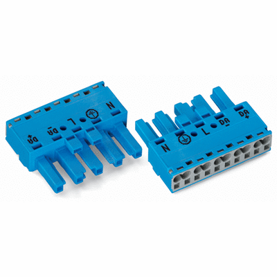 Socket, 5-pole, Cod. I