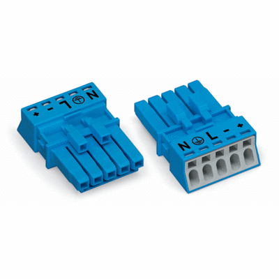 Socket, 5-pole, Cod. I