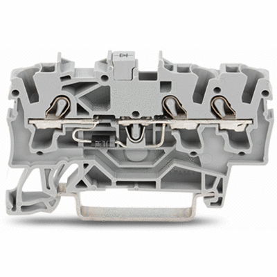 Component terminal block, 3-conductor, with 10K0 resistor, BF 0207, for DIN-rail 35 x 15 and 35 x 7.5, 2.5 mm², Push-in CAGE CLAMP®