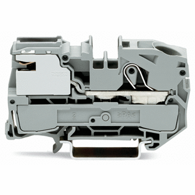 Borne à compensation de potentiel pour 1 conducteur 16 mm² Push-in CAGE CLAMP®