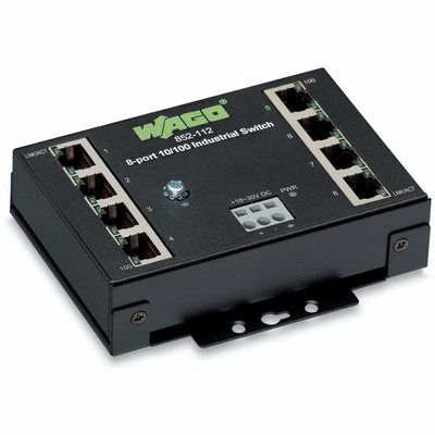 Industrial-ECO-Switch, 8 Ports 100Base-TX